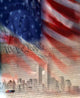 Constitution with Flag and Twin Towers Photo Print
