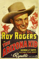 The Arizona Kid 1939 movie poster featuring Roy Rogers, classic Western film art.