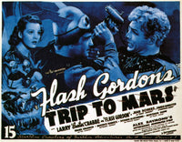 Flash Gordon's Trip to Mars Movie Masterprint Poster featuring Jean Rogers and Larry 'Buster' Crabbe.