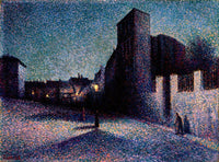 Rue Ravignan Paris poster print by Maximilien Luce, 1893.