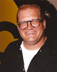 Drew Carey smiling in a black coat portrait photo print