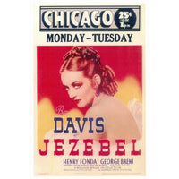 Jezebel movie poster print in 27x40 size showcasing classic film art.