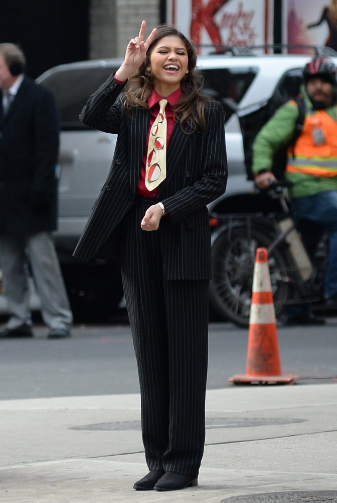 Candid photo print of Zendaya in New York, December 8, 2017