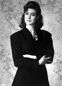 Classic photo print portrait of Sean Young, iconic film actress.