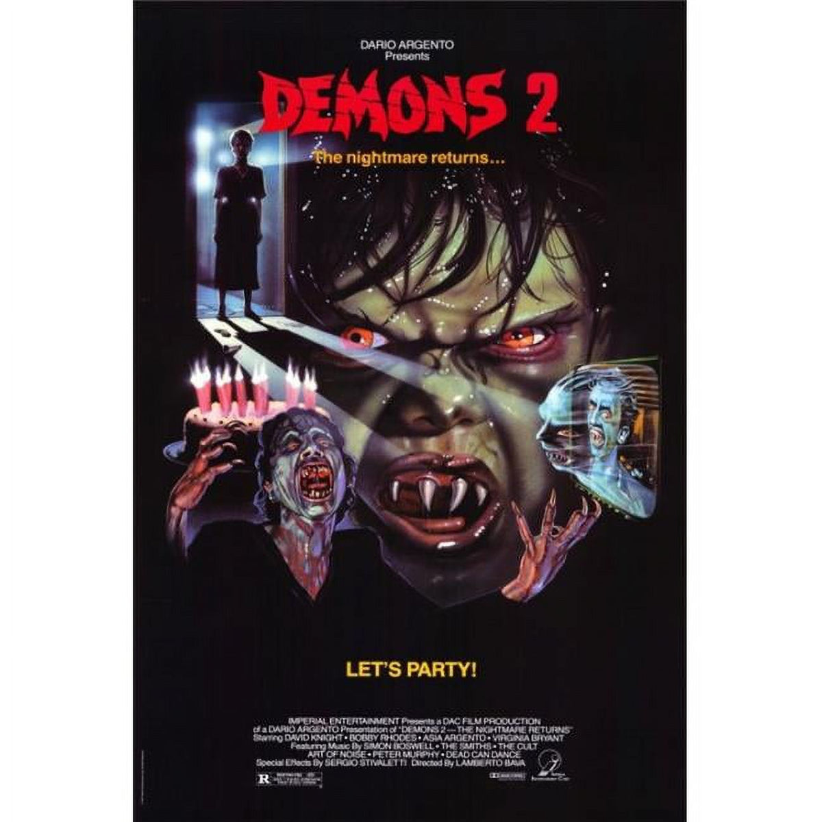Demons 2: The Nightmare Returns Movie Poster Print (27x40)