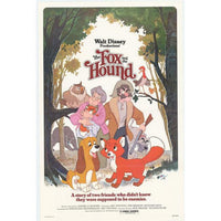The Fox and the Hound Movie Poster Print showcasing the bond between Tod and Copper.