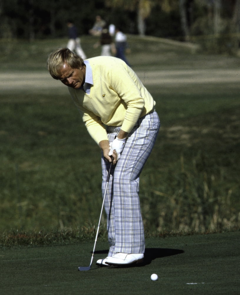 Jack Nicklaus golf photo print featuring the legendary golfer