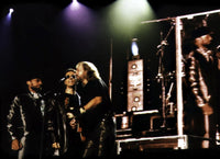 The Bee Gees performing live photo print