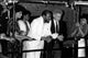 Marvin Gaye and Mark Fleishman at Studio 54 Photo Print