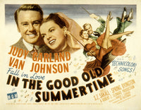 In The Good Old Summertime movie masterprint poster featuring Van Johnson and Judy Garland.