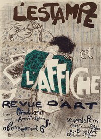 L'Estampe et l'Affiche vintage poster print by Pierre Bonnard.
