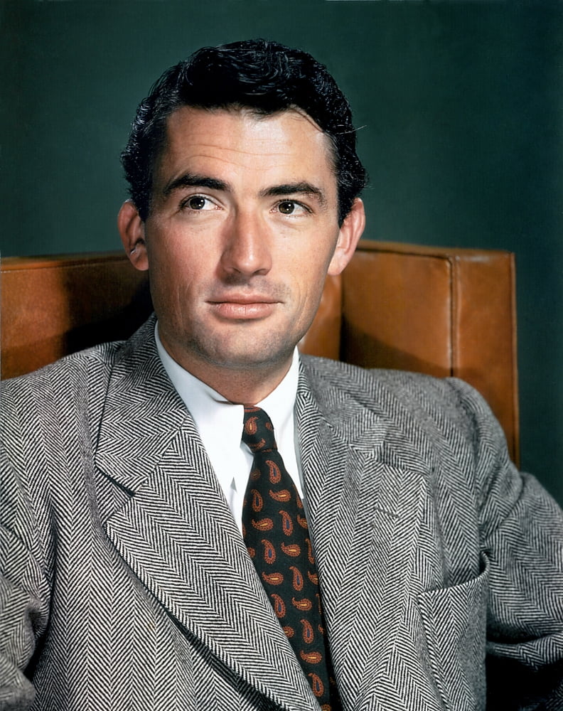 Gregory Peck 1940s photo poster print in multiple sizes.