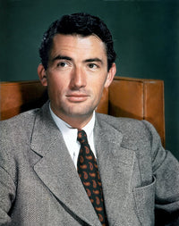 Gregory Peck 1940s photo poster print in multiple sizes.