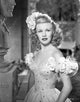 Ginger Rogers elegant portrait photo print in white dress
