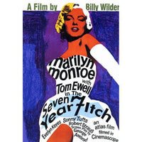 The Seven Year Itch Movie Poster Print featuring Marilyn Monroe.
