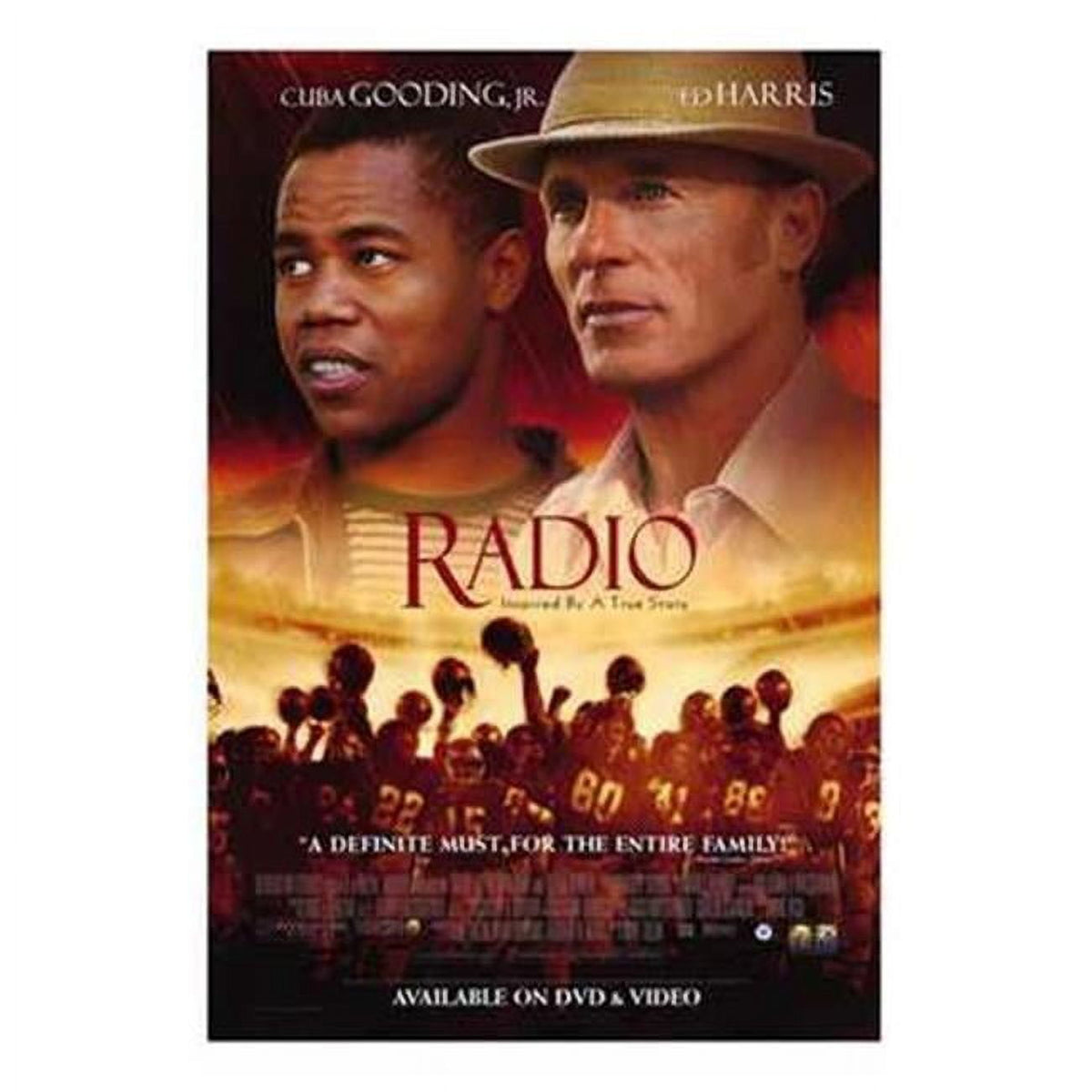 Radio Movie Poster 11x17 Print featuring vibrant colors and inspirational design.