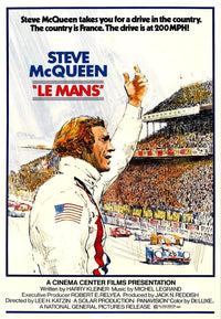 Le Mans Movie Poster featuring Steve McQueen - 8x10
