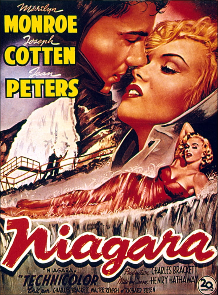 Niagara Movie Masterprint Poster featuring Marilyn Monroe 1953