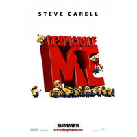 Despicable Me Movie Poster Print featuring beloved characters in vibrant colors.