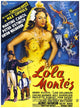 Sins of Lola Montes Movie Masterprint Poster featuring Martine Carol, 1955, 11x17 size.