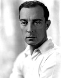 Buster Keaton MGM 1930 Poster Photo Print showcasing classic cinema art.