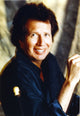 Garry Shandling blue long sleeve portrait photo print