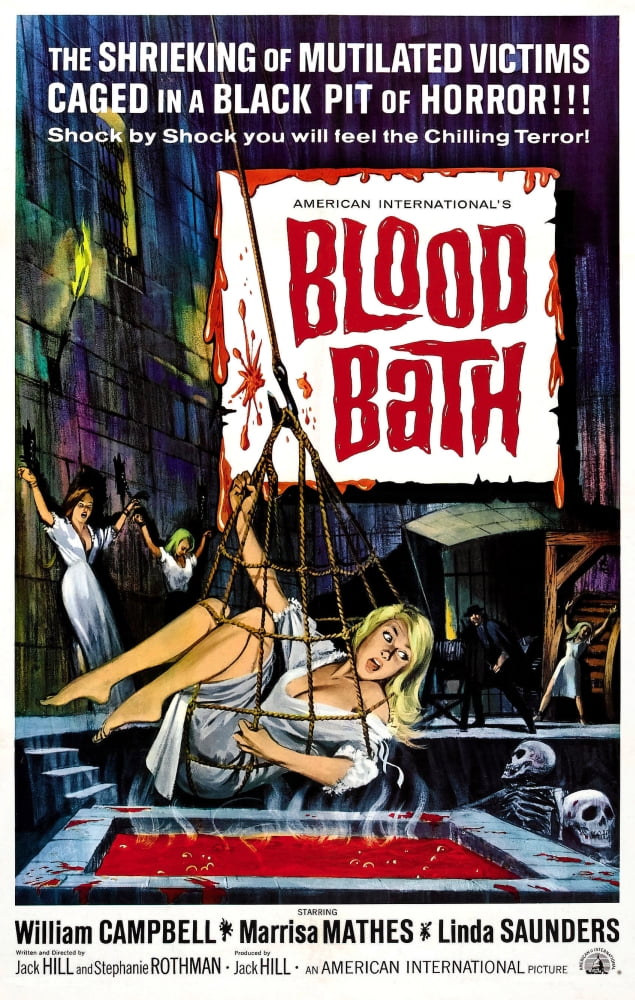 Blood Bath (Portrait Of Terror) 1966 Movie Poster Print