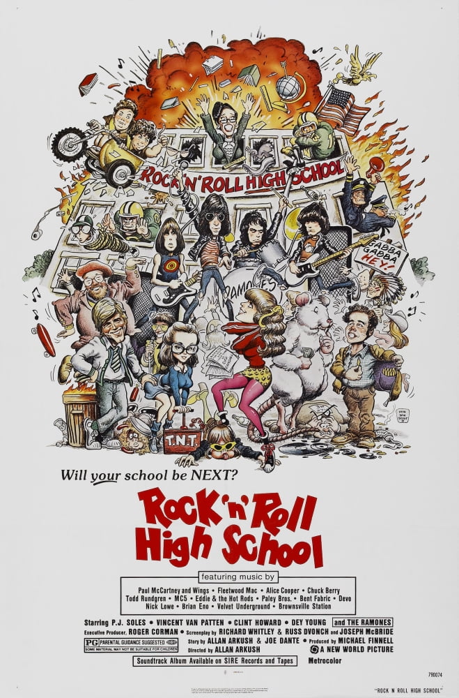 Rock N Roll High School 1979 Movie Poster Masterprint 11x17