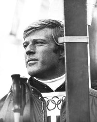 Downhill Racer photo print featuring Robert Redford from the 1969 film.