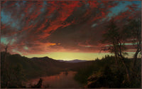 Twilight in the Wilderness poster print by Frederic Edwin Church, featuring a serene landscape at twilight.