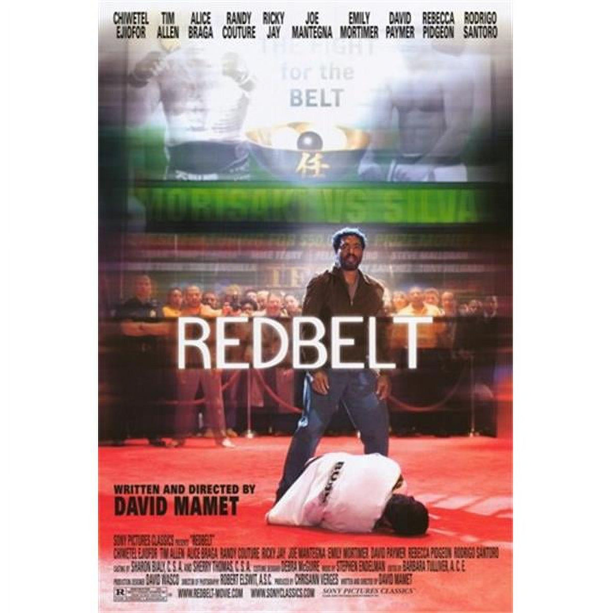 Redbelt Movie Poster 11x17 print showcasing cinematic artwork.