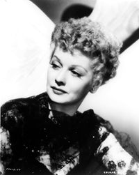 Lucille Ball classic portrait photo print in black dress