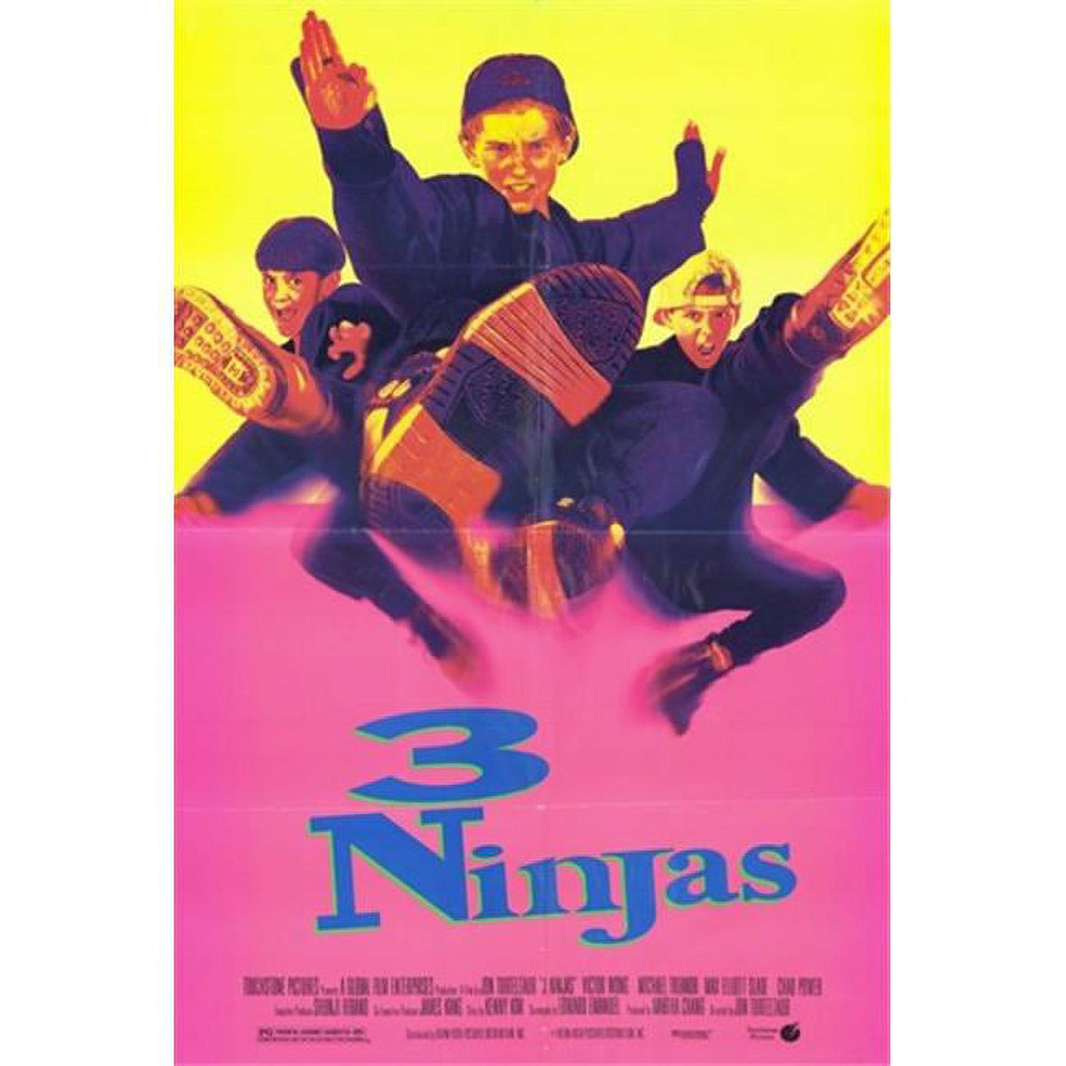 3 Ninjas Movie Poster - Adventure Film Art Print