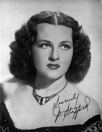 Jo Stafford classic portrait photo print wearing a necklace