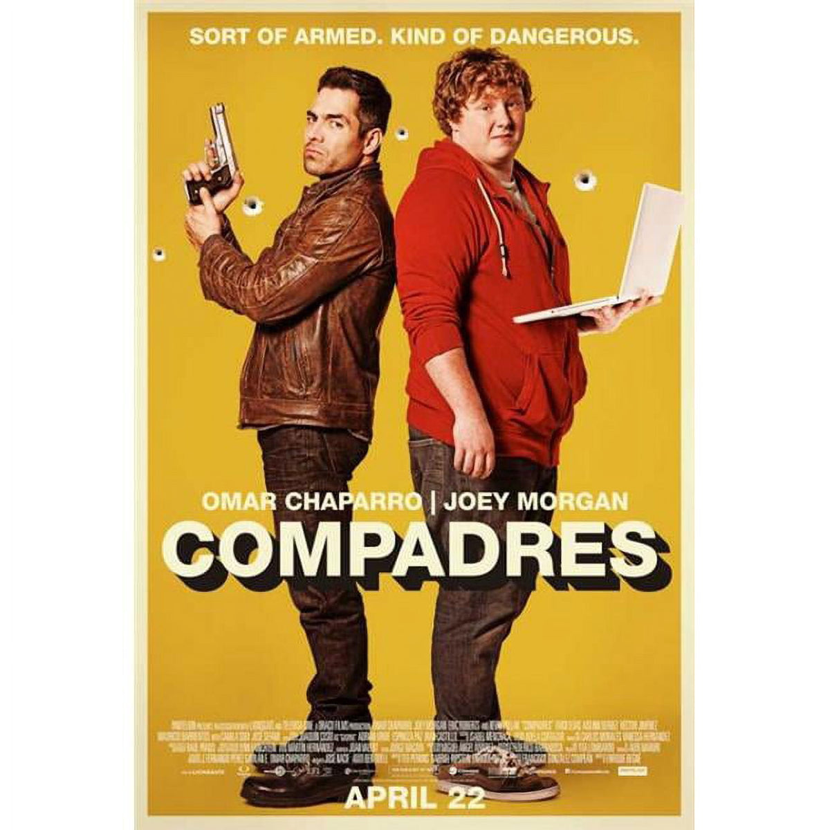 Compadres Movie Poster 11x17 print showcasing vibrant film artwork.