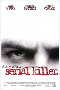 Diary of a Serial Killer Movie Poster - 11x17 print showcasing suspenseful design.