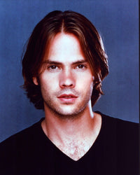 Barry Watson headshot photo print in black shirt.