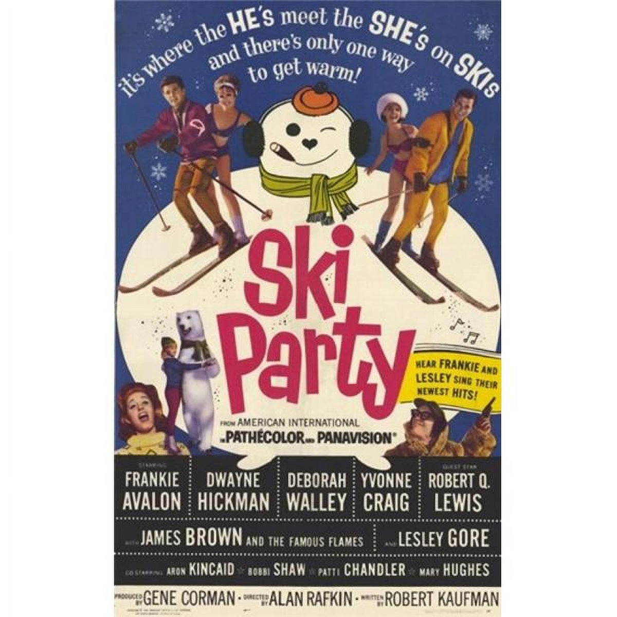 Ski Party Movie Poster in 11x17 size showcasing winter sports excitement.