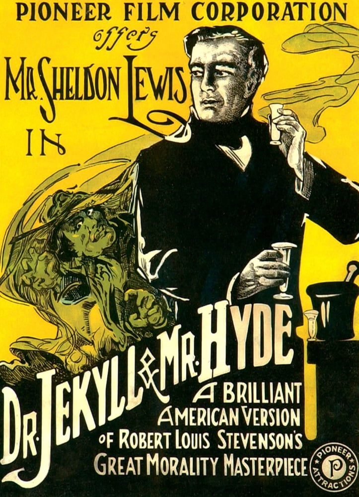 Dr. Jekyll & Mr. Hyde 1920 Movie Masterprint Poster