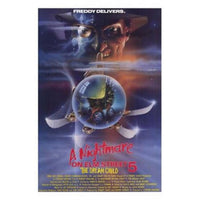Nightmare on Elm Street 5 Movie Poster featuring Freddy Krueger in a chilling scene, size 11x17.