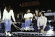 The Bee Gees Photo Print on stage, iconic music performance.