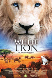 White Lion Movie Poster 11x17 showcasing wildlife beauty.