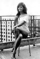Claudia Cardinale stool photo print showcasing classic beauty.