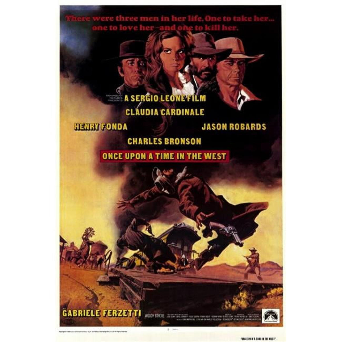 Once Upon a Time in the West Movie Poster Print 27x40