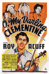 O My Darling Clementine 1943 movie poster print in various sizes.