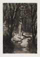 Im Walde (Dramen Opus IX Blatt 6) Poster Print by Max Klinger, 1883, available in various sizes