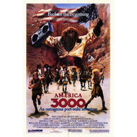 America 3000 Movie Poster 11x17 print showcasing a futuristic theme.