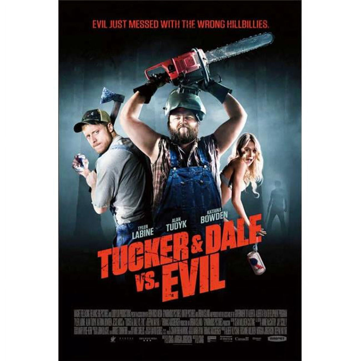 Tucker & Dale vs Evil movie poster print 27x40