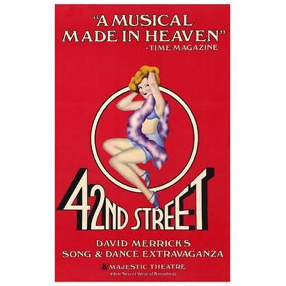42nd Street Broadway Musical Movie Poster 11x17