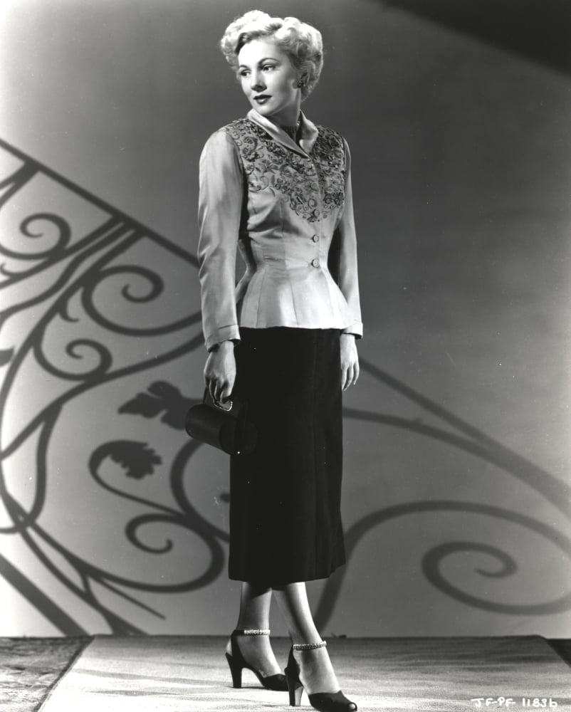 Joan Fontaine looking away portrait photo print
